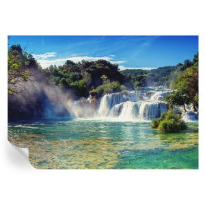 Murales autoadhesivos paisaje de cascada 208x146 tulup