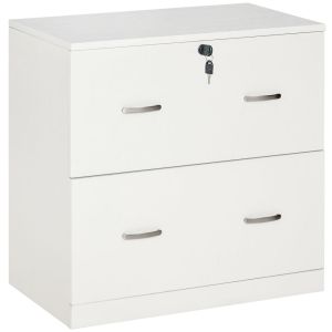 Gabinete de archivo 77x42x72 cm color blanco vinsetto
