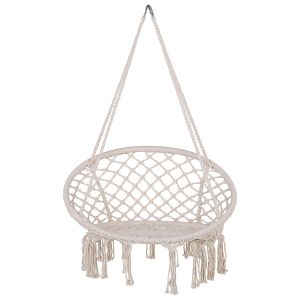 Sillón colgante gabella algodón blanco