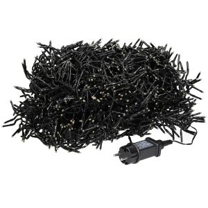 Cadena de luces LED tuft 22 m con 3000 LEDs blanco cálido ip44