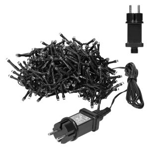 Cadena de luces de longitud 200 LED guirnalda 2m blanco ecd germany