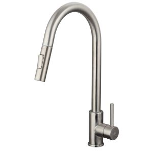 Monomando cocina extraible round acero - gme