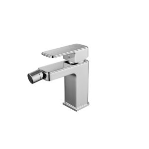 Grifo monomando de bidet en color cromo serie yangtse