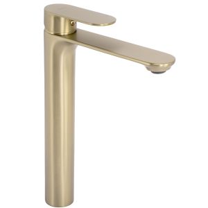 Rea grifo de baño drop brush gold high, 15,5x13,5x29 cm