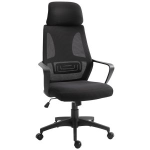 Silla de oficina 64x55x126 cm espuma, malla vinsetto