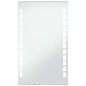 vidaXL espejo de pared de baño con LED 60x100 cm