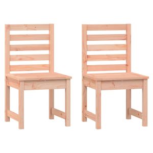 vidaXL sillas de jardín 2 uds madera abeto douglas 40,5x48x91,5 cm