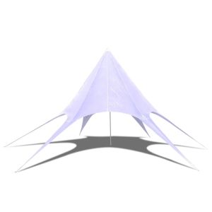 vidaXL cenador hexagonal star garden pavilion 12 m