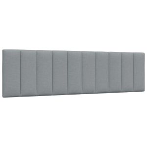 Cabecero de cama acolchado tela gris claro 180 cm eso7849