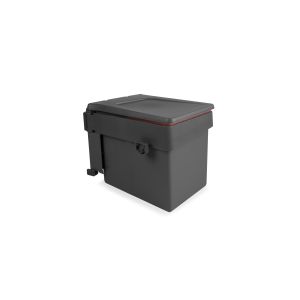 Contenedor de reciclaje recyle para fijación a puerta con vaso de 15