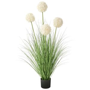 Planta artificial snowball bush 120 cm blanco