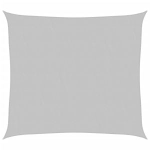 vidaXL toldo de vela poliéster oxford 100% gris claro 3x2,5 m