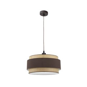CoLGante kandy 2xE27 natural/marron regx50x50 cm