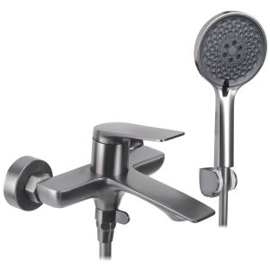 Rea grifo de bañera avalon titanium, 18,5x18,5x11,5 cm