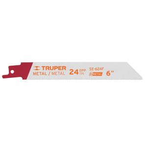 Hojas sierra sable 24 dpp para metal - 150 mm