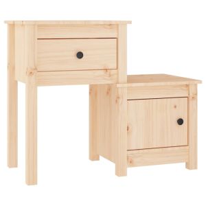 Casa lúmina - mesita de noche madera madeira  79,5 x 38 x 65,5 cm