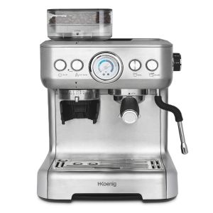 H.koenig cafetera de espresso con molinillo, expro980, 15 medidas de grano