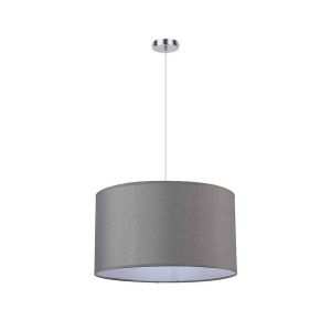CoLGante chanza 2xE27 cromo/gris regx40x40 cm