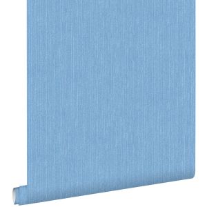 Estahome papel pintado textura denim azul 53 cm x 10.05 m