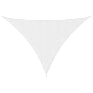 vidaXL toldo de vela triangular tela oxford blanco 3x3x4,24 m