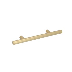 Tirador de acero inox para muebles, dist entre eje 96 mm