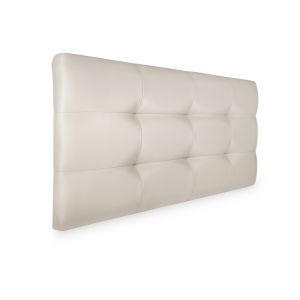 Cabecero de cama texas cabezal tapizado en polipel 180x 70 cm beige