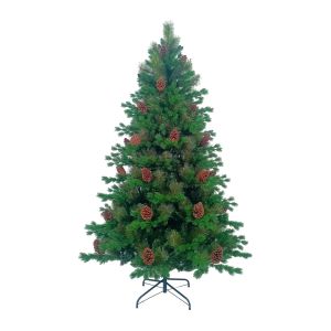 Árbol de navidad con piñas otawa verde dayron