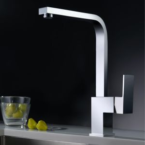 Imex - grifo monomando de cocina alto cromado serie cox