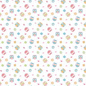 Papel pintado infantil buhitos 60cm por 250cm