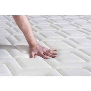 Colchón blanco con espuma viscoelástica 120 x 210