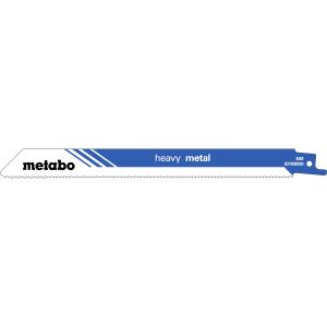 Metabo 5 hojas para sierras de sable "heavy metal" 200 x 1,25 mm