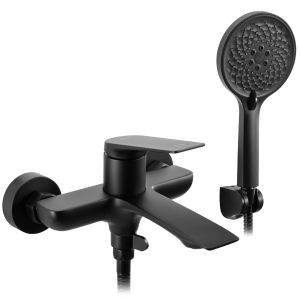 Rea grifo de bañera avalon black, 18,5x18,5x11,5 cm