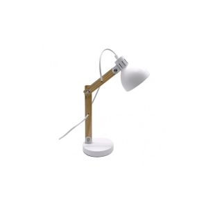 Blai desk lamp 1xe14 metal / wood white