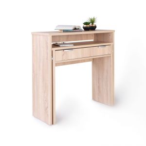 Mesa de escritorio consola con 1 cajón 90 cm aput cambria