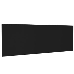 vidaXL cabecero de cama pared madera contrachapada negro 240x1,5x80cm
