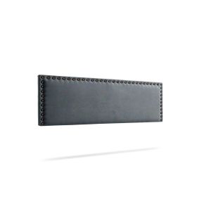 Cabecero tapizado modena acualine 145x55x8 cm - gris oscuro - moonia