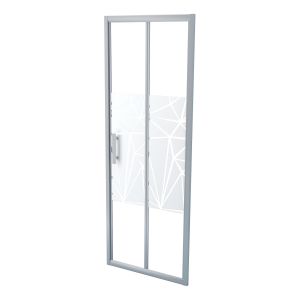 Ondee - mampara ekla - mampara plegable 70x185 - vidrio templado