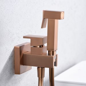 Imex - grifo bidé empotrado wc oro rosa serie irlanda