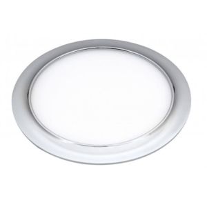 Downlight empotrado - trevor - cromo - 15w - 1200 lúmenes - 4000k