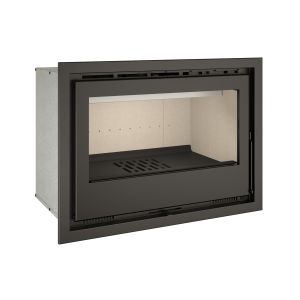 Tj - chimenea insertable de leña con turbinas modelo flama 70 de 6,4 kw