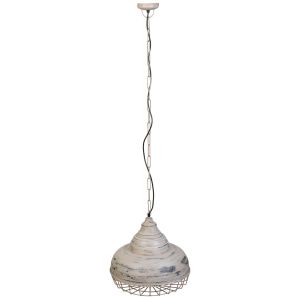 Lampara de techo de metal gris 44x44x43h cn