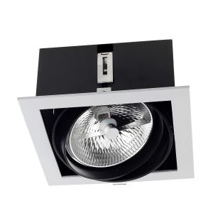 LEDs c4 downlight multidir one LED 180mm trim 100w gris ip23