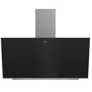 Campana decorativa beko bhca96641bbhs 90 cm cristal negro clase a