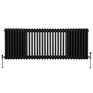 Radiador tradicional horizontal de 3 columnas - 600x 1462mm - negro