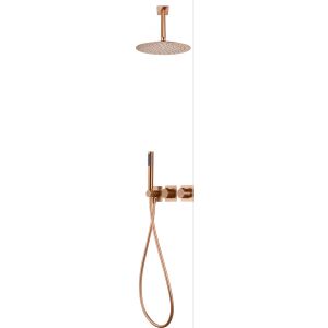 Imex - columna ducha empotrada termostática oro rosa serie nepal