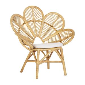 Silla pavo real florentine ratán natural