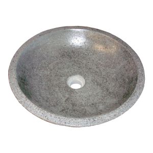 Ondee - cuenco para colocar petra - gris - 44cm - terrazzo