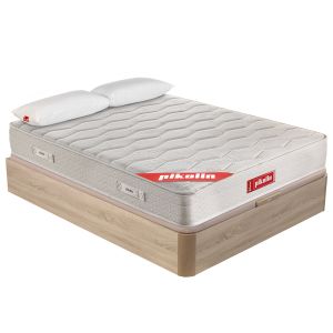 Colchón 90x190,canapé y almohada pikolin espuma natural montaje incl