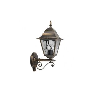 Bootes outdoor wall light 1xe27 aluminium / crystal black