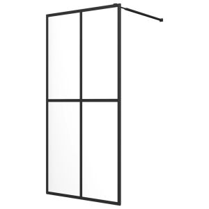vidaXL mampara de ducha vidrio templado transparente 80x195 cm